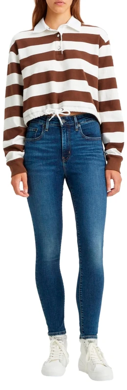 Levi's 721™ High Rise Skinny Women's Jeans, Blue Wave Dark, 26W / 28L