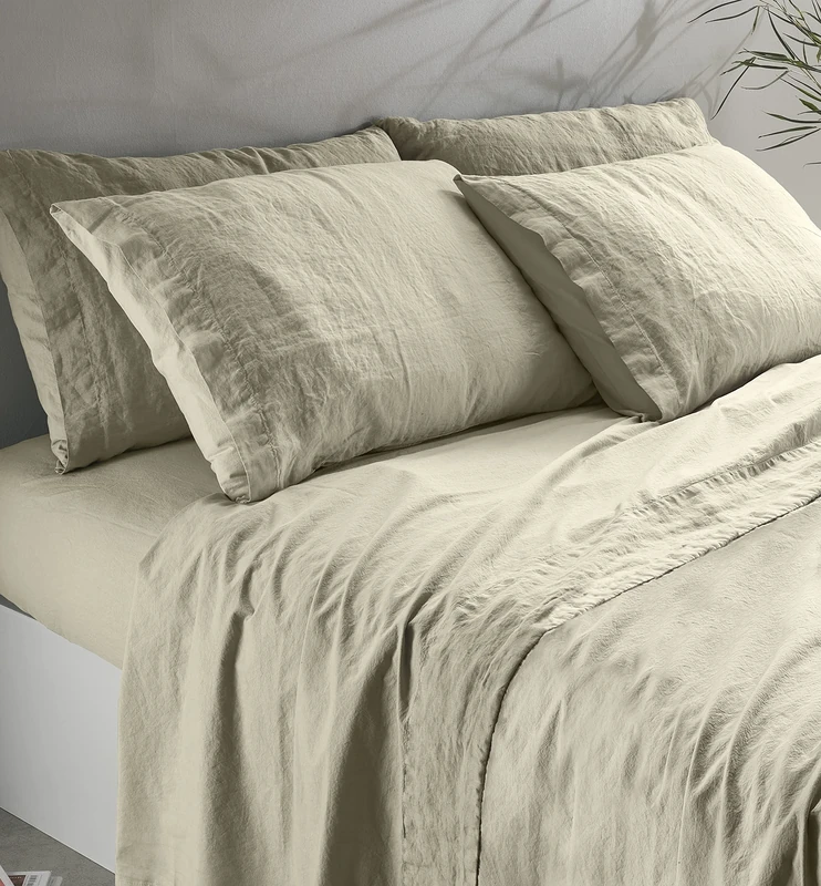 Creole Bed Set Queen-size bed sand - Image 1