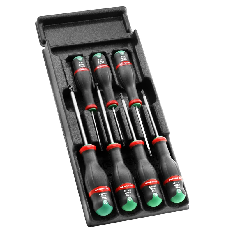 Facom MOD.ATXR Module, 7 Screwdrivers, Protwist® for Torx Plus® Tamper Resistant Thermoformed Plate, 840 g