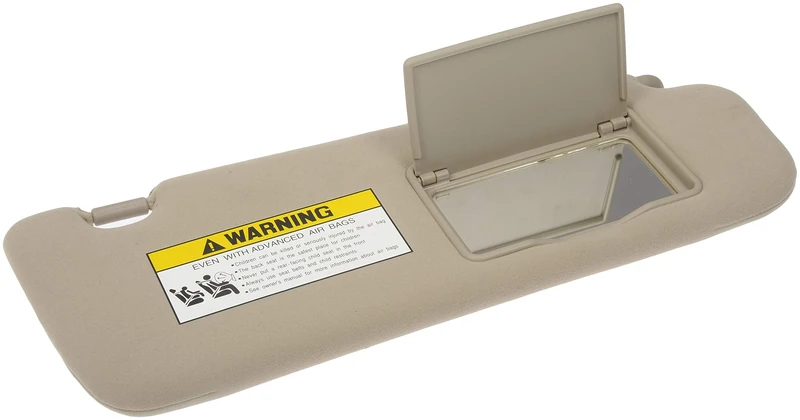 Dorman 74203 Passenger Side Sun Visor Compatible with Select Hyundai Models, Beige Length: 6.5 In, Thickness: 0.75 In