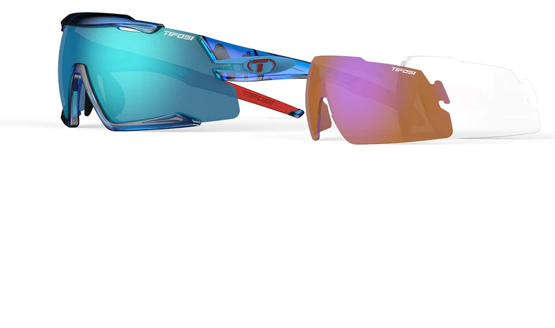 Tifosi Aethon Crystal Blue/Clarion Blue 3 Lens Interchangeable - Image 1