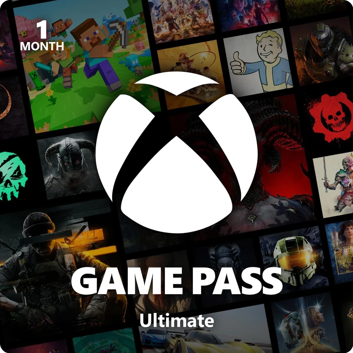 Xbox Game Pass Ultimate | 1-Month Membership | Digital Dowload for Xbox, PC, Cloud Gaming | Includes EA Play | Activation Required