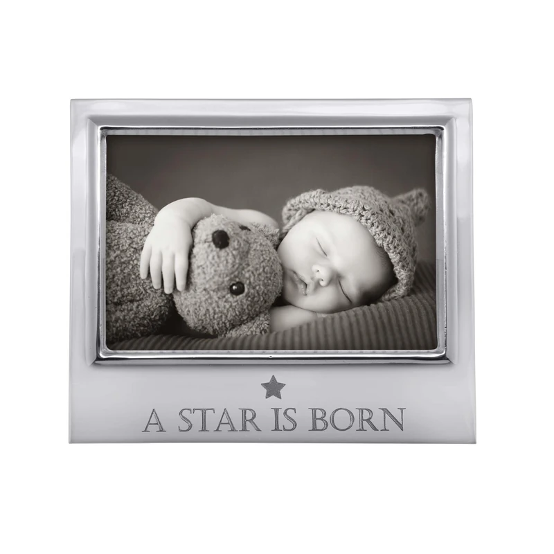 MARIPOSA Photo Frame, Recycled Sandcast Aluminum, Silver - Image 1