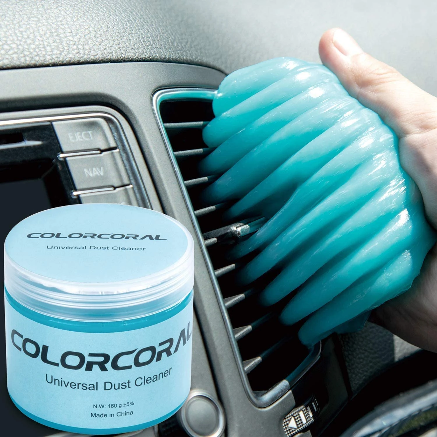 COLORCORAL Car Cleaning Gel Universal Gel Cleaner for Car Keyboard Putty Remover Car Slime and Car Cleaner Gel Duster Cleaning Kit Auto Slime Dust Vent Cleaning Putty Gel