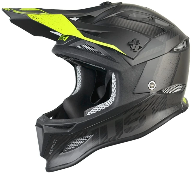 Just 1 Helmets Just1 Jdh Assault Black-Yellow + MIPS XXL Downhill/MTB/Enduro Helmet Unisex - Adult, Black-Yellow