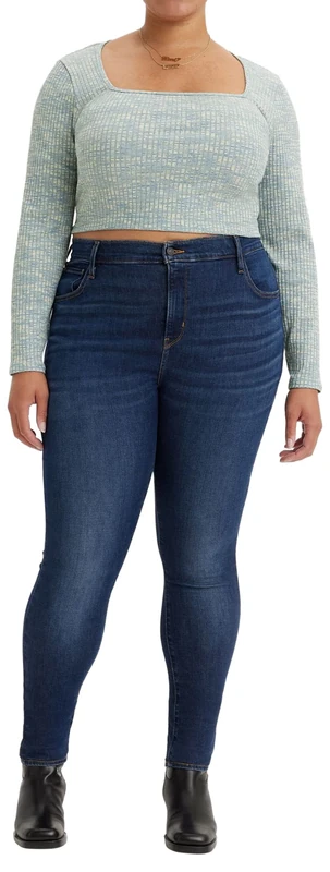 Levi's Women's Plus Size 720 High Rise Super Skinny Jeans, Love Song Dark, 24 S