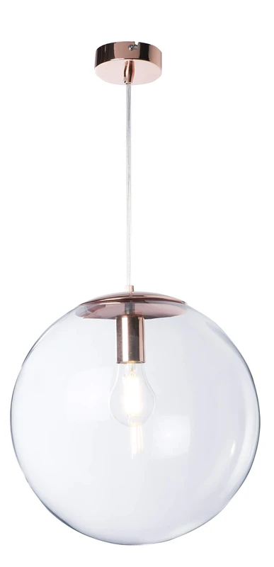 Lussiol Pendant Light, 40 W, Verre/Métal