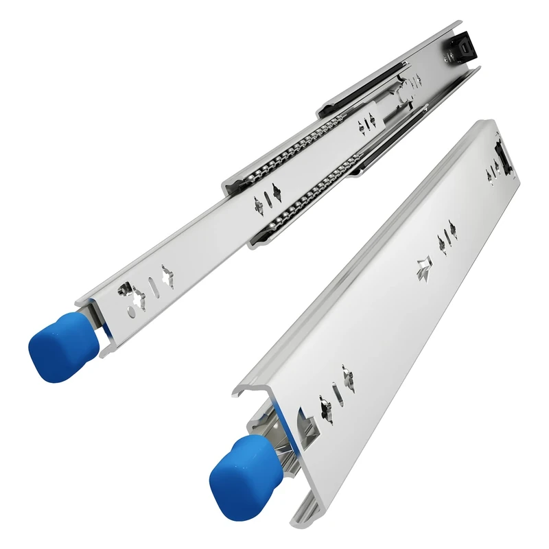 VADANIA 800mm Heavy Duty Drawer Slides with Lock | 120kg Load Capacity | Side Mount Full Extension Ball Bearing Runners for Workshop, Van, Truck Storage - 1 Pair #VD2053