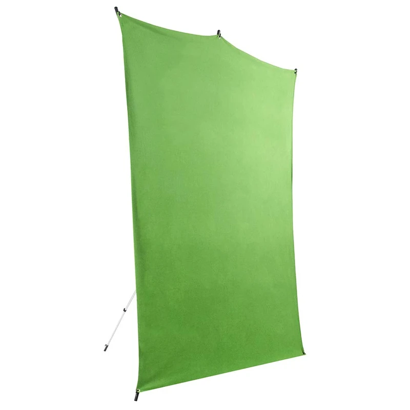 Savage Travel Backdrop Kit, Green Floor Extended Backdrop, Size 1.52m x 2.13m, Photo Backdrop with Aluminum Stand, Carry Bag with Shoulder Strap