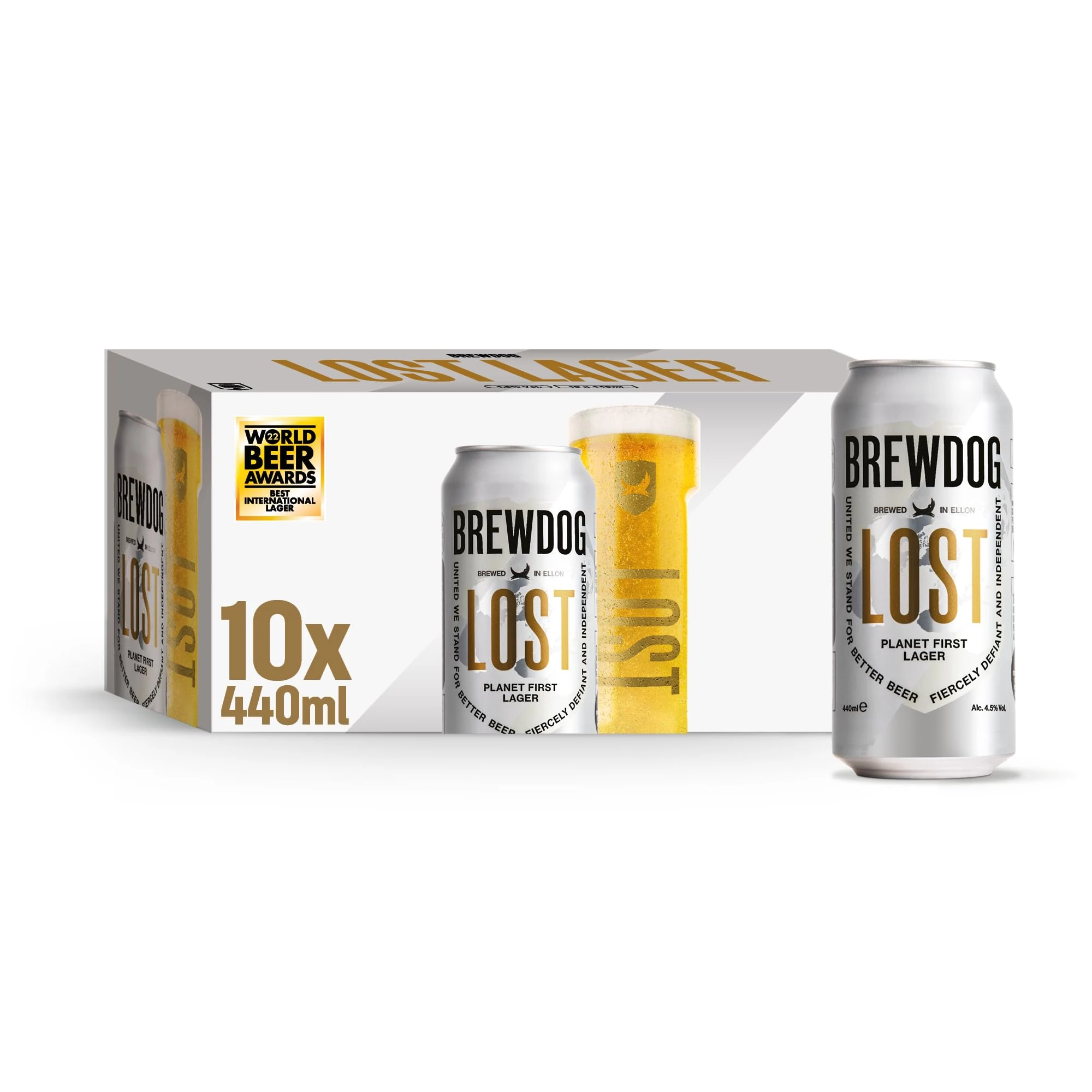 BrewDog Lost Lager Can, 10 x 440ml