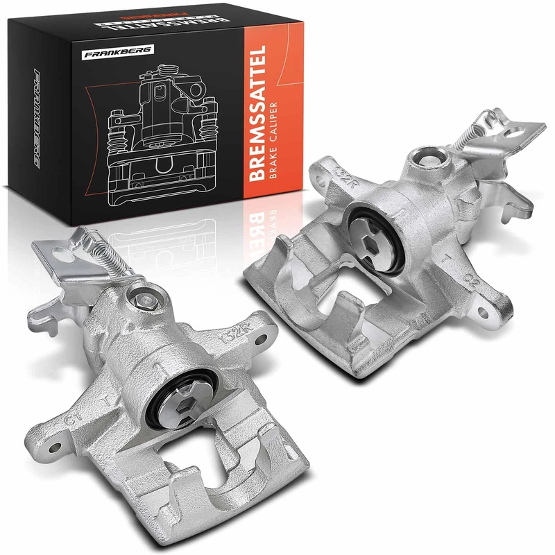 Frankberg 2x Brake Caliper Disc Brake Rear Left Right Compatible with Mondeo III B5Y Mondeo III Saloon B4Y Replace# 1121850 - Image 1