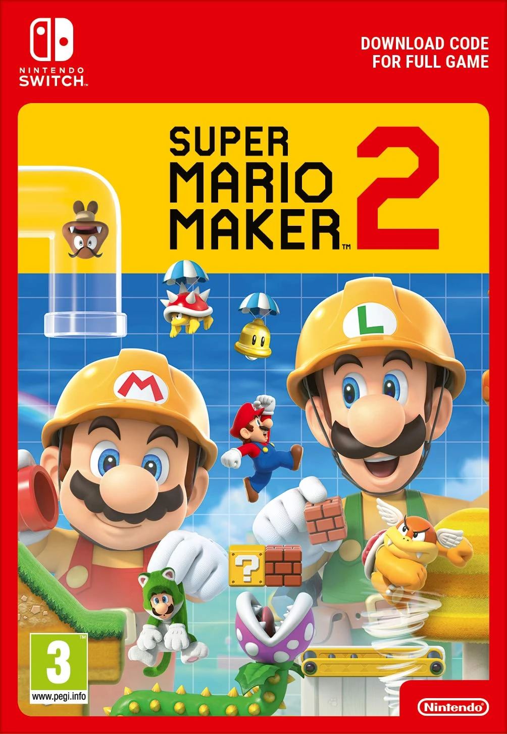 Super Mario Maker 2 | Switch Download Code [Preload]