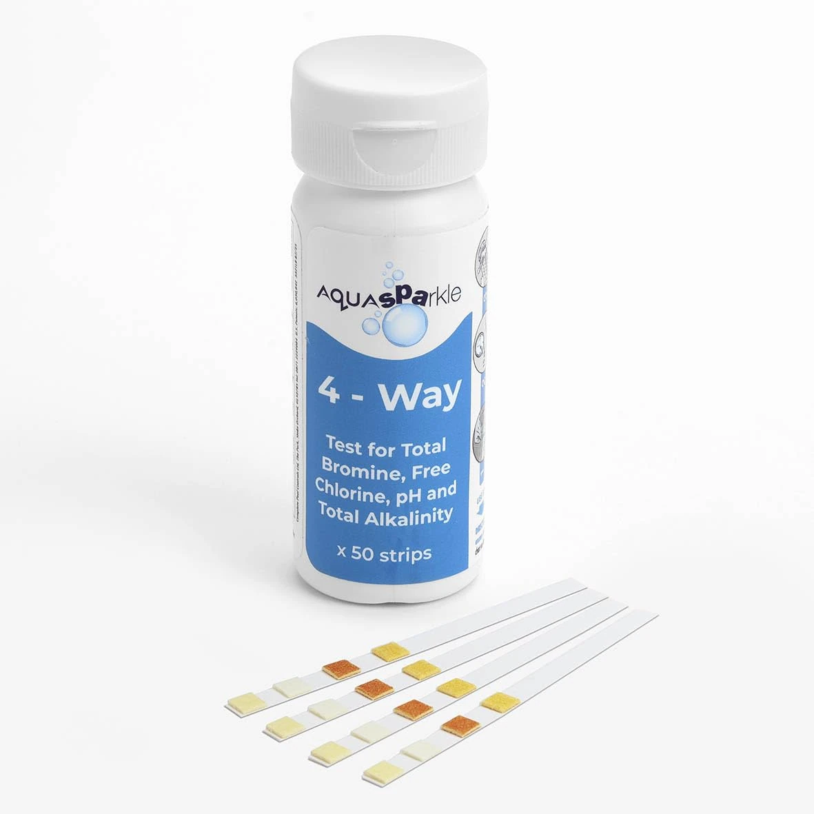 AQUASPARKLE 4-Way Test Strips