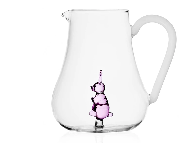 Ichendorf Milano Pink Rabbit Jug Animal Farm Collection