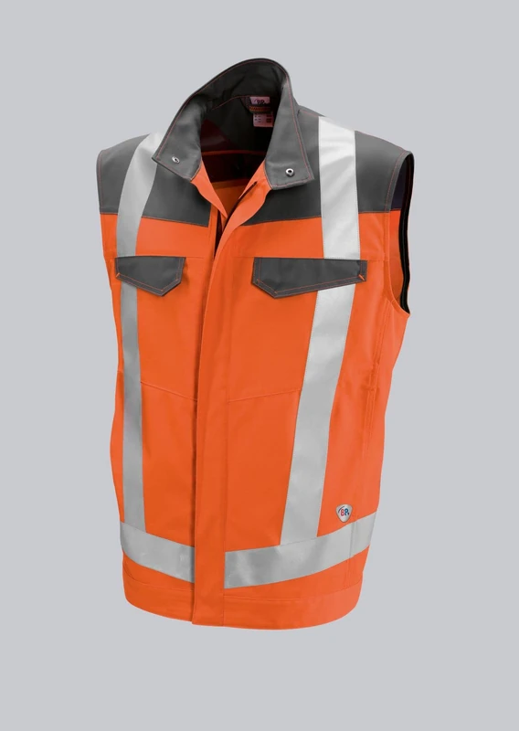 BP 2013-845-8553 Waistcoat - Warning Orange/Dark Grey 38/40N