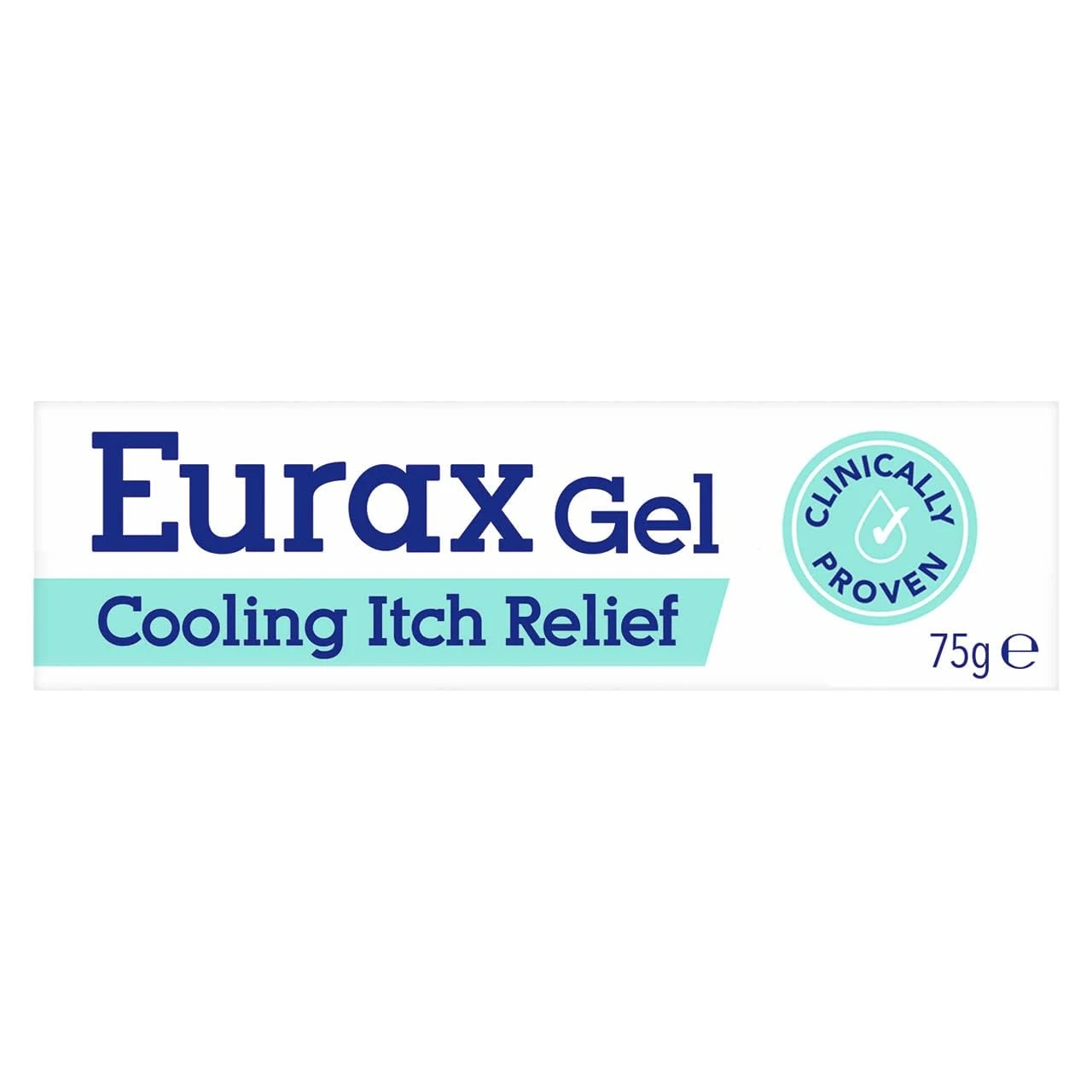 Eurax Cooling Itch Relief Gel, For Dry, Itchy and Irritated Skin, Instant Cooling, Hydrates and Soothes, Reduces the Urge to Scratch, Clinically Proven, 1 x 75g