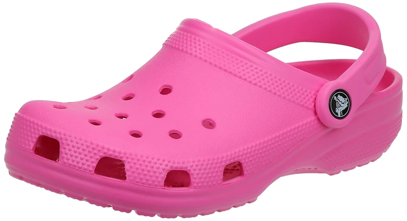 Crocs Unisex Classic Clogs (Best Sellers) Clogs , Electric Pink,5 UK Men/ 6 UK Women
