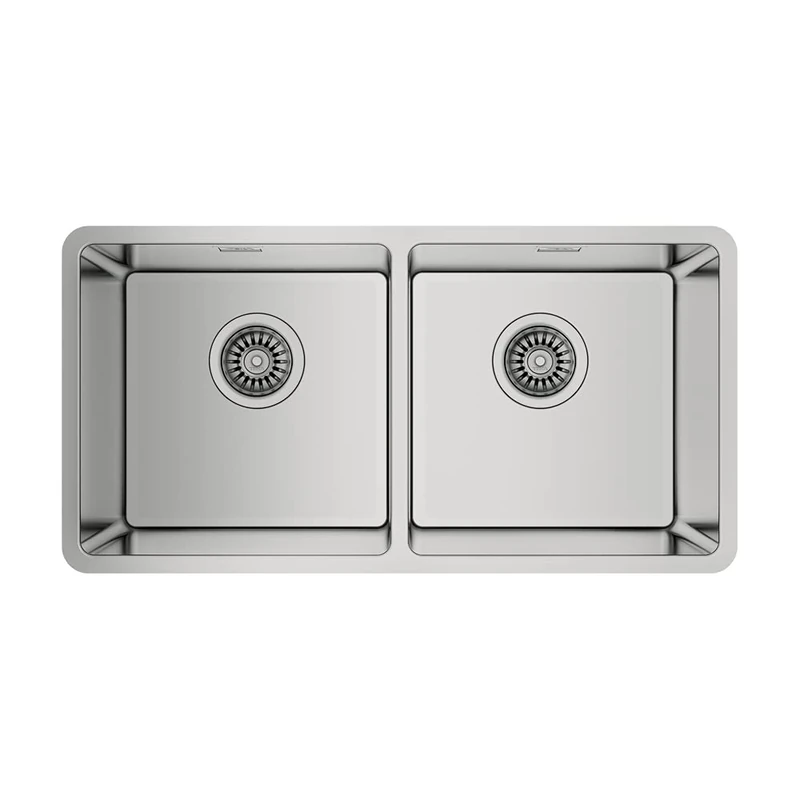 Teka Undermount Sink Be Line Rs15 2C 860 Stainless Steel Colour Ref 115030006 Furniture 90 cm