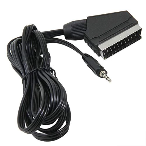 Ancable Scart to 3.5mm, 1.4m 3.5mm Mini Jack to Scart Cable for TV, Headphone and Speaker