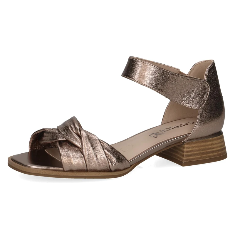CAPRICE Sandals 9-28202-42 G Width, Taupe Metallic, 7 UK