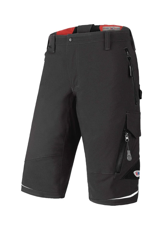 BP 2661-830-38 Bib & Brace, Stretch Braces With Clip Fastenings, 400,00 G/M², Blue-Black, Size 37/38N