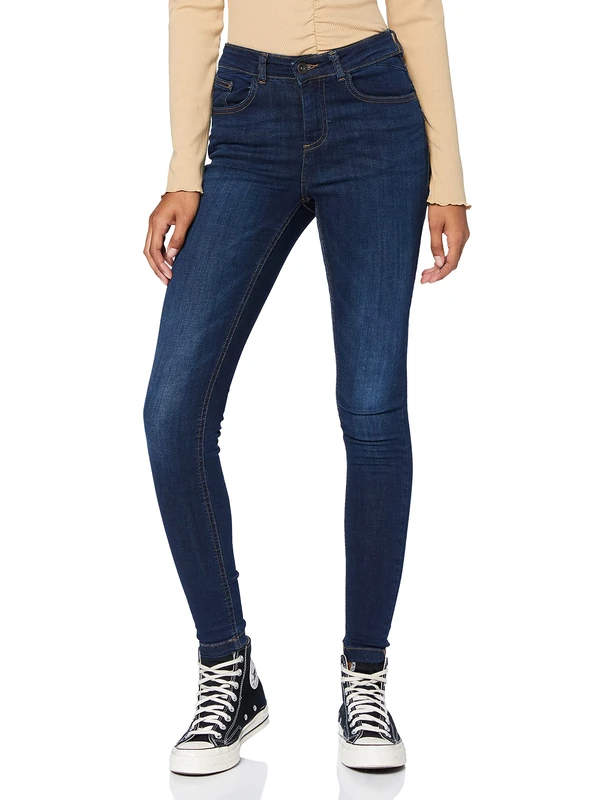 b.young Women's Lola Luni Jeans Slim, Blue Antique Blue, 25W / 30L - Image 1
