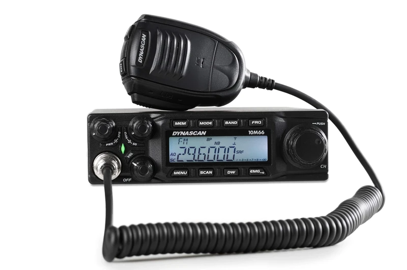 DynaScan 10M66 10 Metre Mobile Transceiver,Black - Image 1