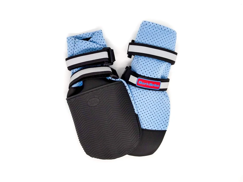 Bark Brite Lightweight Neoprene Paw Protector Dog Boots Designed for Comfort and Breathability in 5 Sizes (Blue XXL) - Image 1