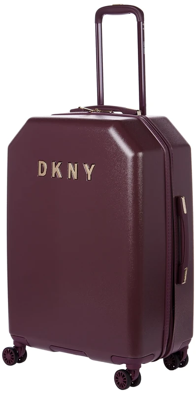 DKNY 25" Upright with 8 Spinner Wheels, Burgundy, 25" Upright, 25" Upright with 8 Spinner Wheels