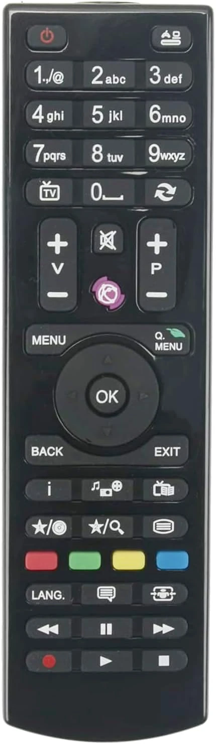 ALLIMITY Remote Control Fit for Bush DLED32165HD DLED32265DVDT2S LED22134FHD LED24265HD LED32127HDDVDT DLED50287FHD DLED50265FHD DLED40265T2S DLED32165HDY DLED40287FHD DLED32265HDDVDB ELED40287FHDDVD
