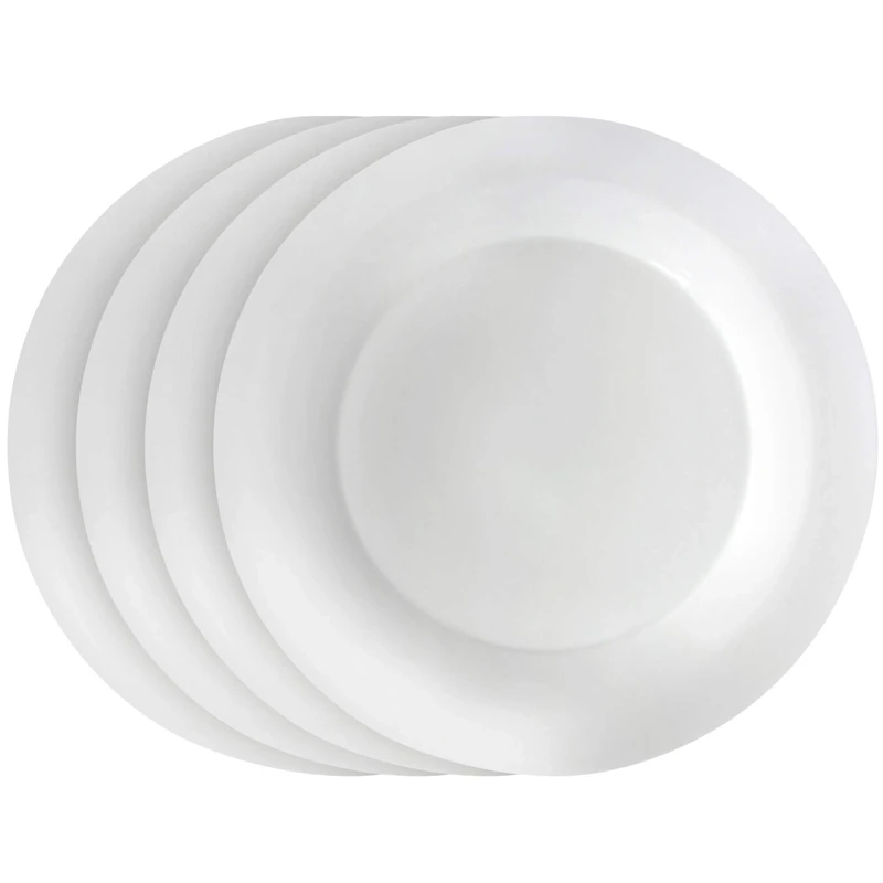Denby 53048905 James Martin Everyday 4 Piece Dinner Plate Set, Porcelain