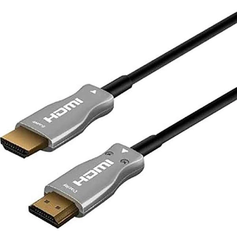 MCL MC385FO-100M HDMI cable HDMI Type A (Standard) Black - HDMI Cables (100 m, HDMI Type A (Standard), HDMI Type A (Standard), Audio Return Channel (ARC), Black)