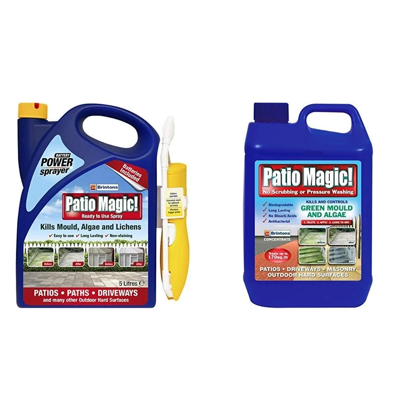 Patio Magic! 5 L Power Sprayer with 5 L Refill