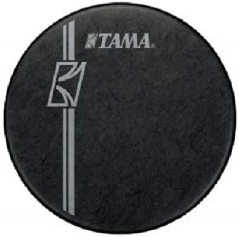 TAMA 22" Skin Reso Black Fiber - White Logo (BK24BMFH)