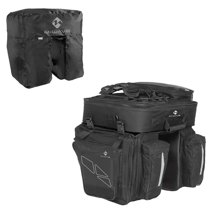 M-Wave Rear pannier bag incl. rain cover