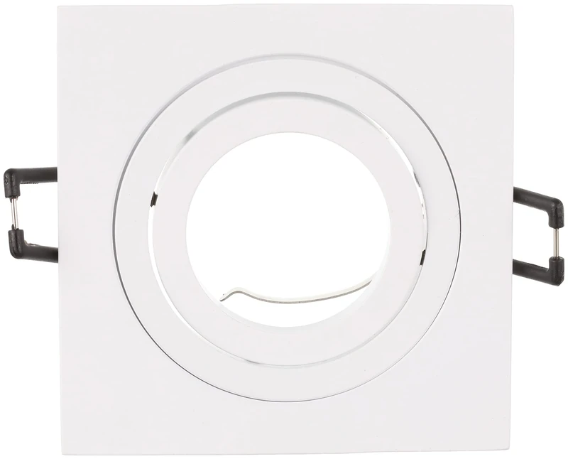 Wonderlamp Clasic W-E0 Square Recessed Spotlight, White, Pack of 10