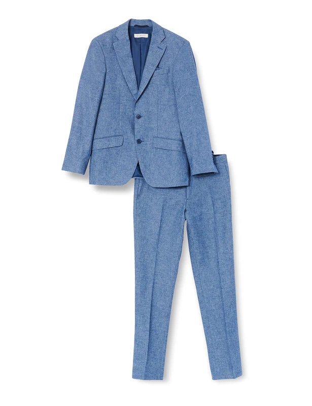 Bugatti Men's 584500-59460 Suit, Blue (Marine 370), 18 (Size: 44) - Image 1