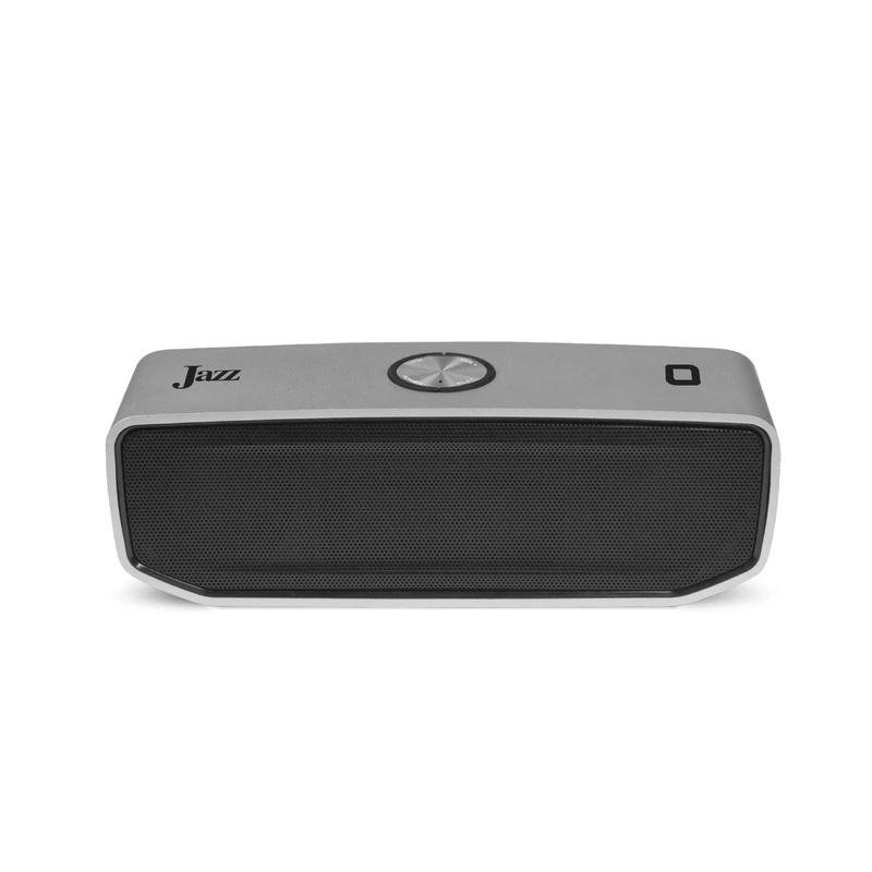 JAZ Speaker wireless stereo da 20W con scocca in metallo e comandi integrati per musica e chiamate, autonomia batteria 4 ore, cavi USB e Jack inclusi - Image 1