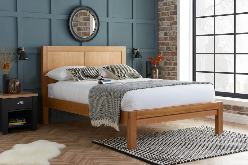 Birlea, 150cm Bellevue Bed, Oak