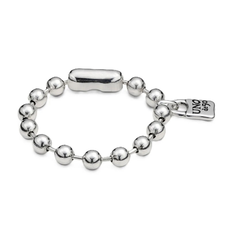 Bracelet of Alloy of Metal Plated in Silver of Sterling .-pul1215mtl000xl Min Perimeter 18