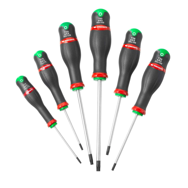 FACOM ATX.J6 PROTWIST Screwdrivers Set of 6 for TORX Screws
