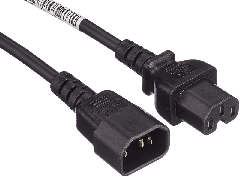 MCL C14 to C15 Power Cable - 2 Metre Length
