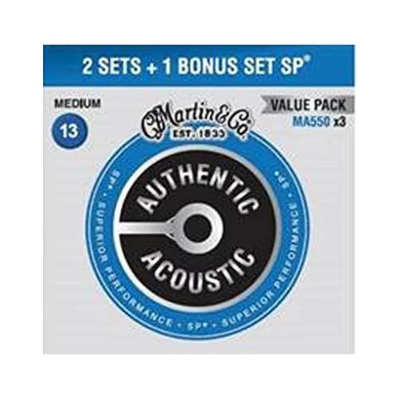 Authentic Acoustic - SP - Phosphor Bronze Medium ( 13-56 ) - LIMITED ( 3 FOR 2 )