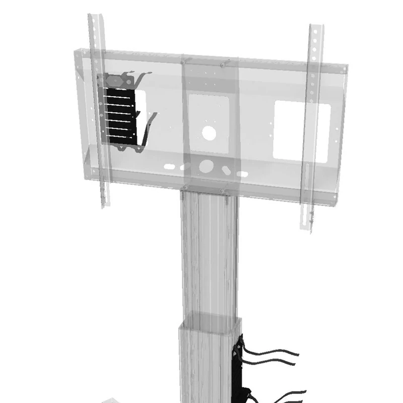 Newstar PC Holder for 2500 Series on VESA Bracket and 2250 Series, PLASMA-M2PCHLDR (VESA Bracket and 2250 Series on Column Black) - Image 1