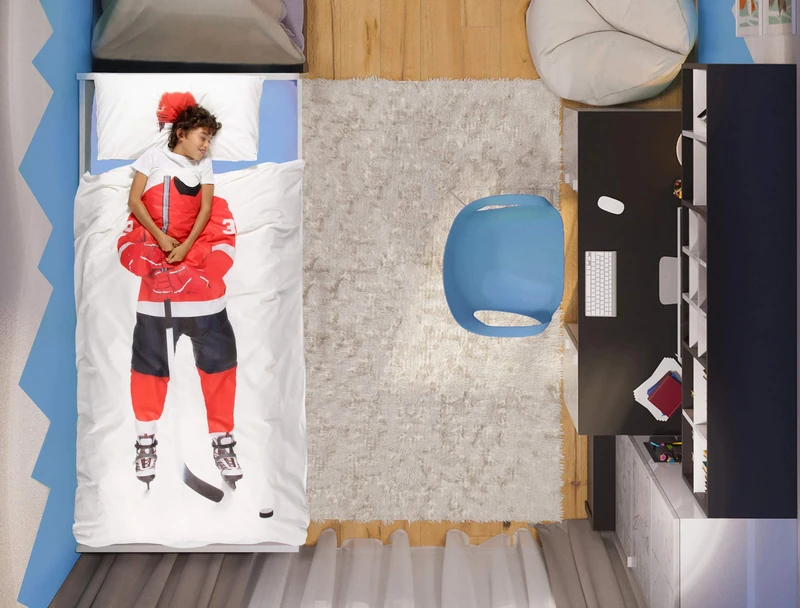 “Kids” Duvet Cover Set, HOKEY 15, Single