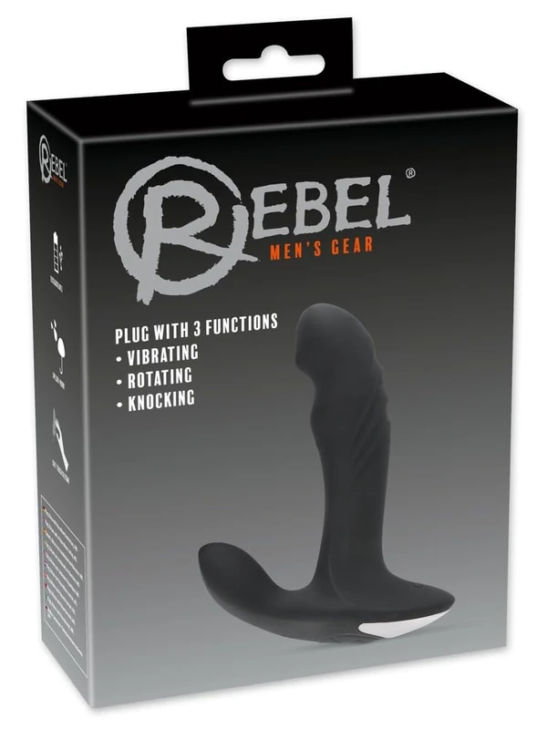 Rebel Plug with 3 Functions, Black, 0.30299 kg