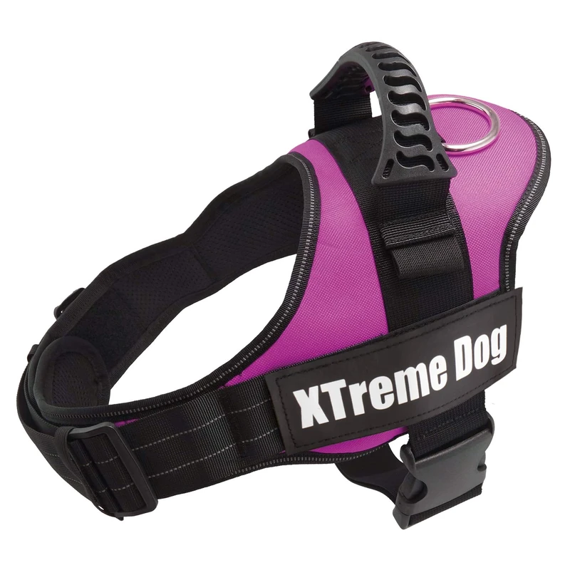 Arquivet Xtreme Dog Harness Pink - Size XXL/83-117 cm - Adjustable, Ergonomic and Sturdy - Includes Grip on Top for a walk - Image 1