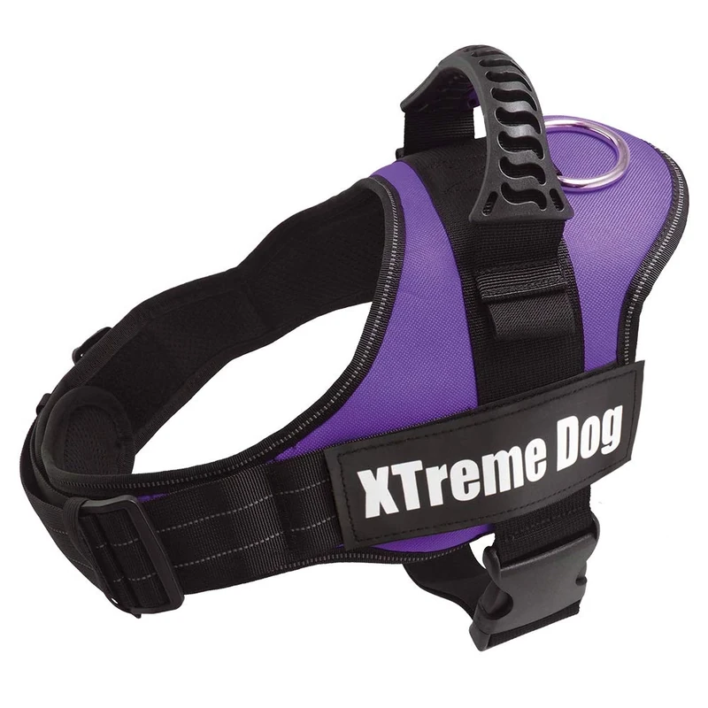 Arquivet Xtreme Dog Harness Lilac - Size XXL/83-117 cm - Adjustable, Ergonomic and Sturdy - Includes Grip on Top for a walk