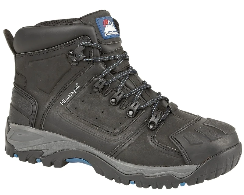 Himalayan 5206 Leather Waterproof Safety Boot, S3, SRC, 13 Size, Black