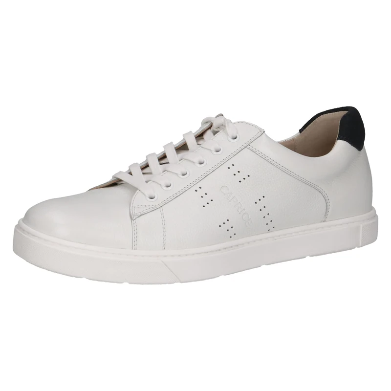 CAPRICE Men's lace-up Shoes Made of Leather Flat, White (White Comb), 7 UK - Image 1
